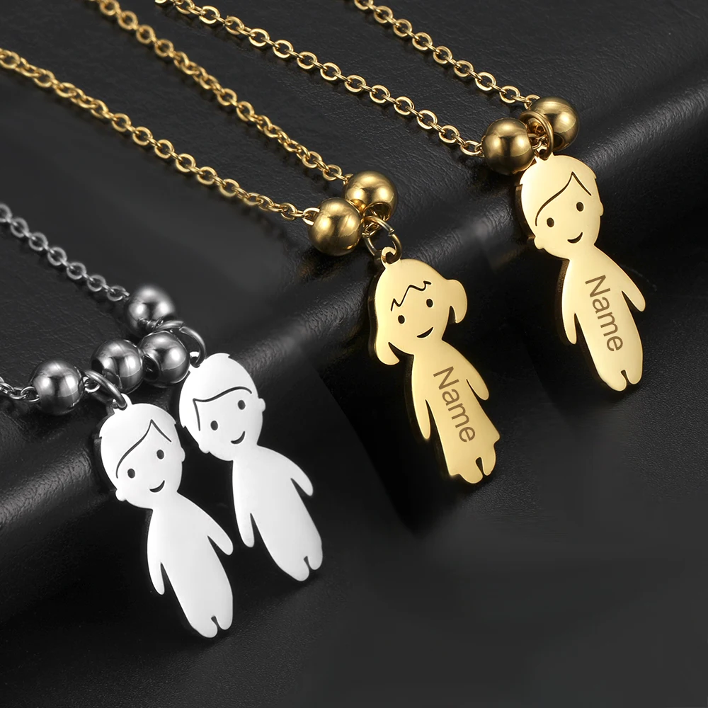 

Personalized Engraved Name Date Child Family Keychain Custom Stainless Steel Key Ring Boy Girl Kid Pendant For Man Women Jewelry