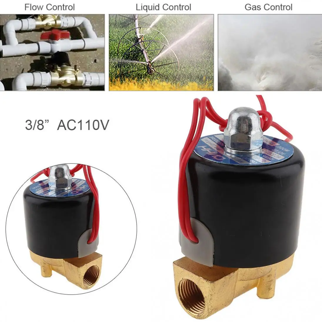 1/4 ''воздушные СОЛЕНОИДНЫЕ AC220V AC110V DC24V DC12V нормально закрытый тип алюминиевый
