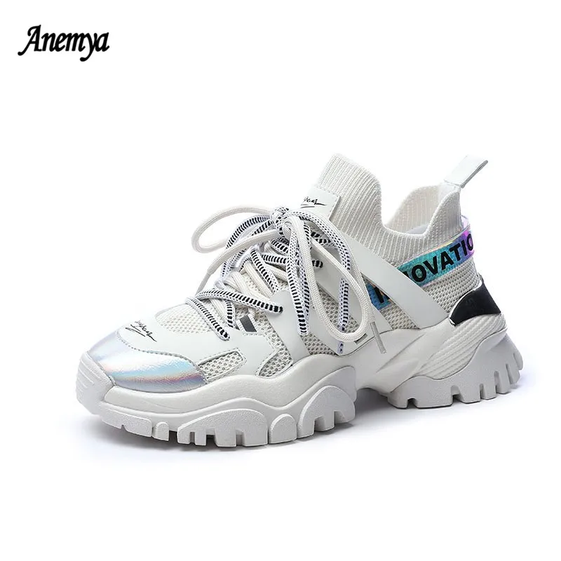 

Sneakers Women 2021 Designer Platform White Chunky Casual Shoes Vulcanize Woman Sneakers Thick Sole Ladies Trainers Autumn New