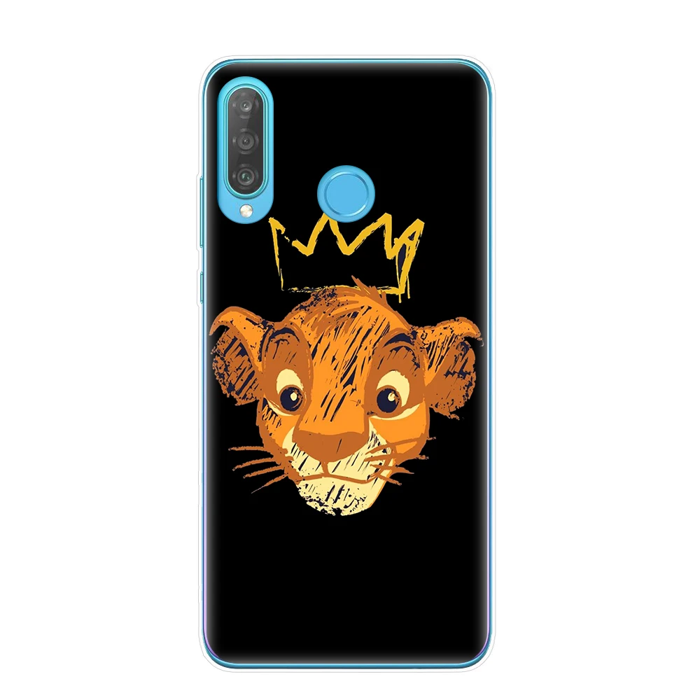 Cartoon Lion King nala simba timon Phone Cases for Huawei P30 P20 Mate 20 Lite Pro P8 P9 P10 Lite Cover Coque Etui fundas