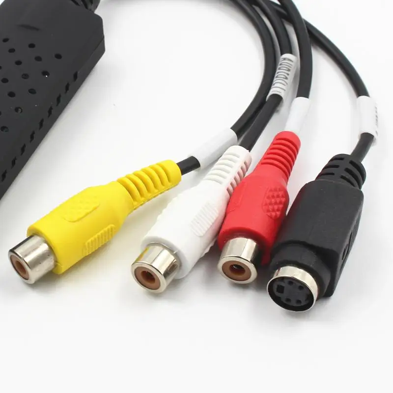 DishyKooker USB 2 0 аудио видео конвертер VHS в DVD Карта видеозахвата адаптер|Коннекторы и