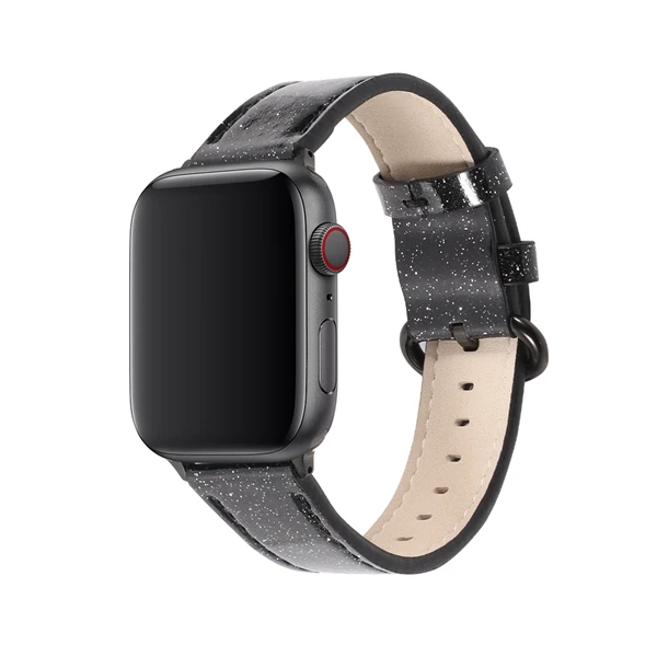 Горячая из натуральной кожи петлевой ремешок для iWatch серии 5 4 3 2 1 для Apple Watch Band 42 мм 38 мм 40 мм 44 мм серия 5