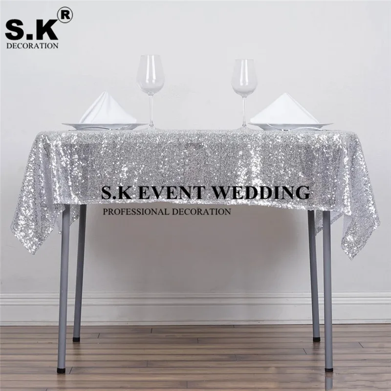 

150x150 см квадратная скатерть с блестками блестящая скатерть для украшения свадебных мероприятий