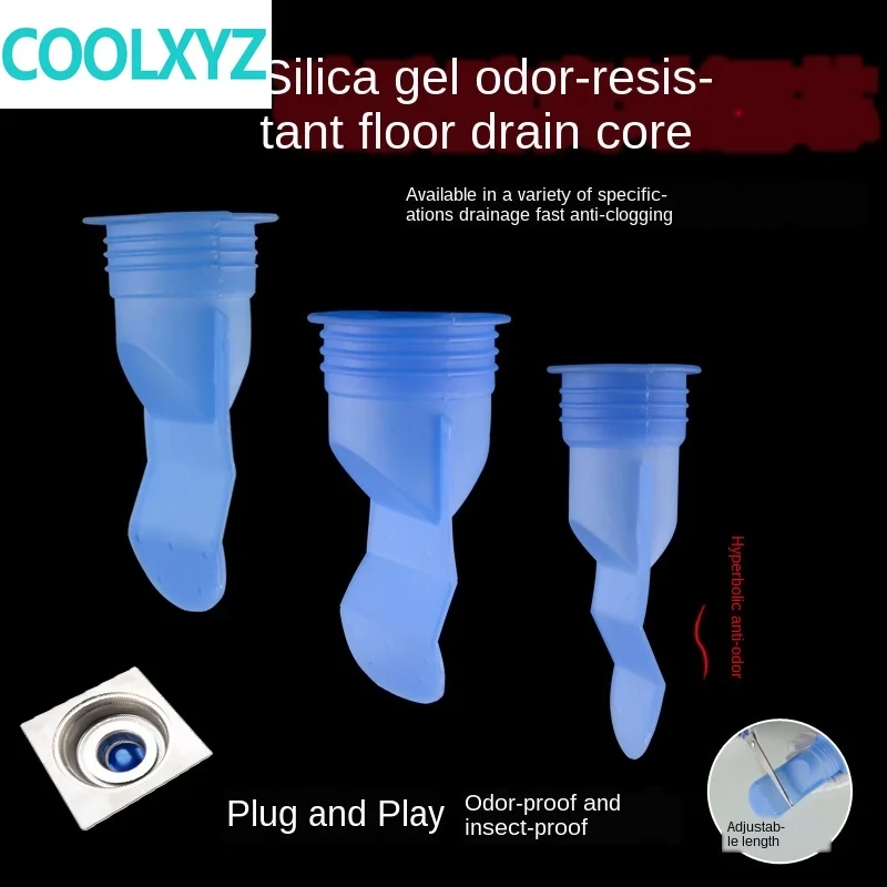 

Toilet sewer toilet floor drain deodorant core washing machine floor drain deodorant anti - overflow silicone core household