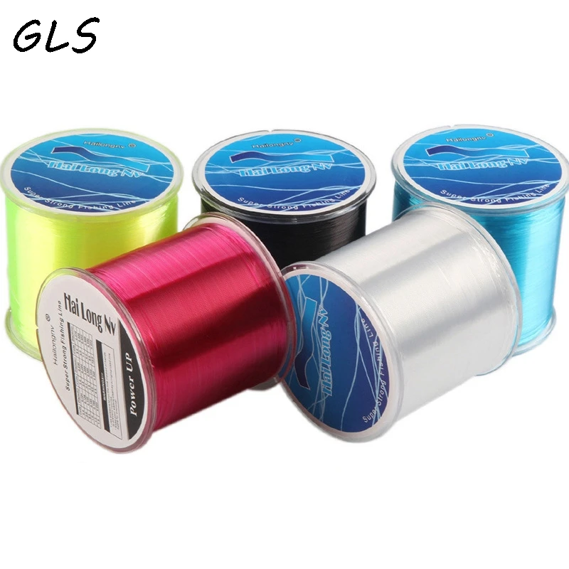 Нейлоновая рыболовная леска 500 м экстремально прочная однонитевая для ловли