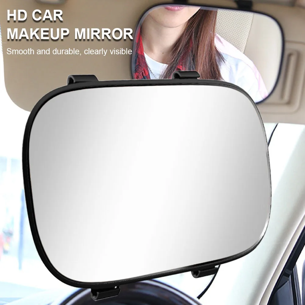 

Universal Car Visor Mirror with Adjustable Straps Car Interior Vanity Car Sun-Shading Visor Makeup Mirror Car-Styling