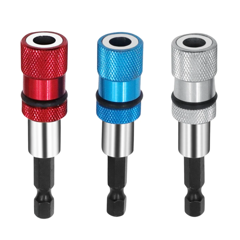 

1/4 Inch Hexagonal Handle Bit Holder Screwdriver Extension Rod Bar Quick Release Fixing Replacement Socket Drilling Adapter