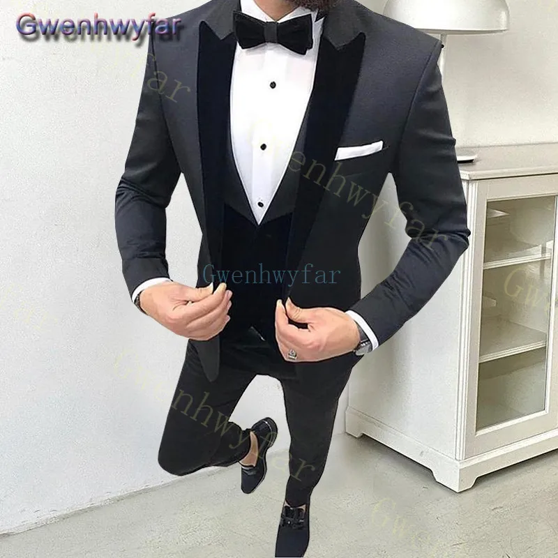 

Gwenhwyfar Autumn Peaked Lapel Men's Formal Suit For Wedding, 2021 Custome Homme, Custom Made, Groomsmen Tuxedos, Man Pants Set