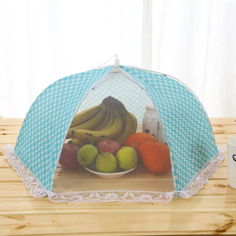 Кухонный сложенный колпак из сетки для еды анти мухи комары зонтик гигиеническая