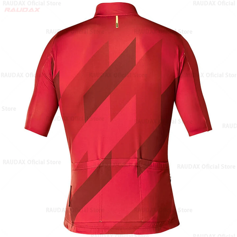 Профессиональная команда MAVIC 2020 джерси с коротким рукавом красная одежда для