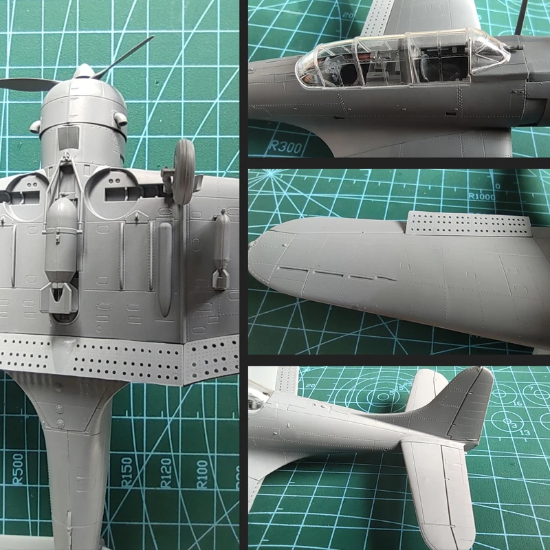 Модель FH6001 с Дугласом рандаут подводный бомбардировщик 1/72 самолет для взрослых |