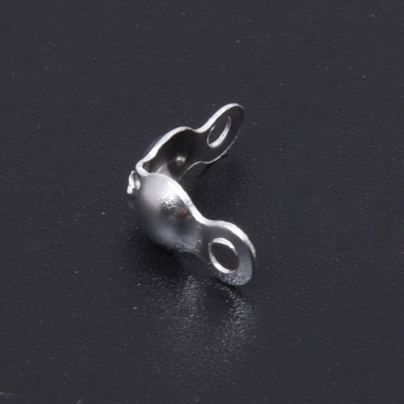 200 шт. Серебряная сферическая металлическая пряжка пакет 4 мм | Дом и сад