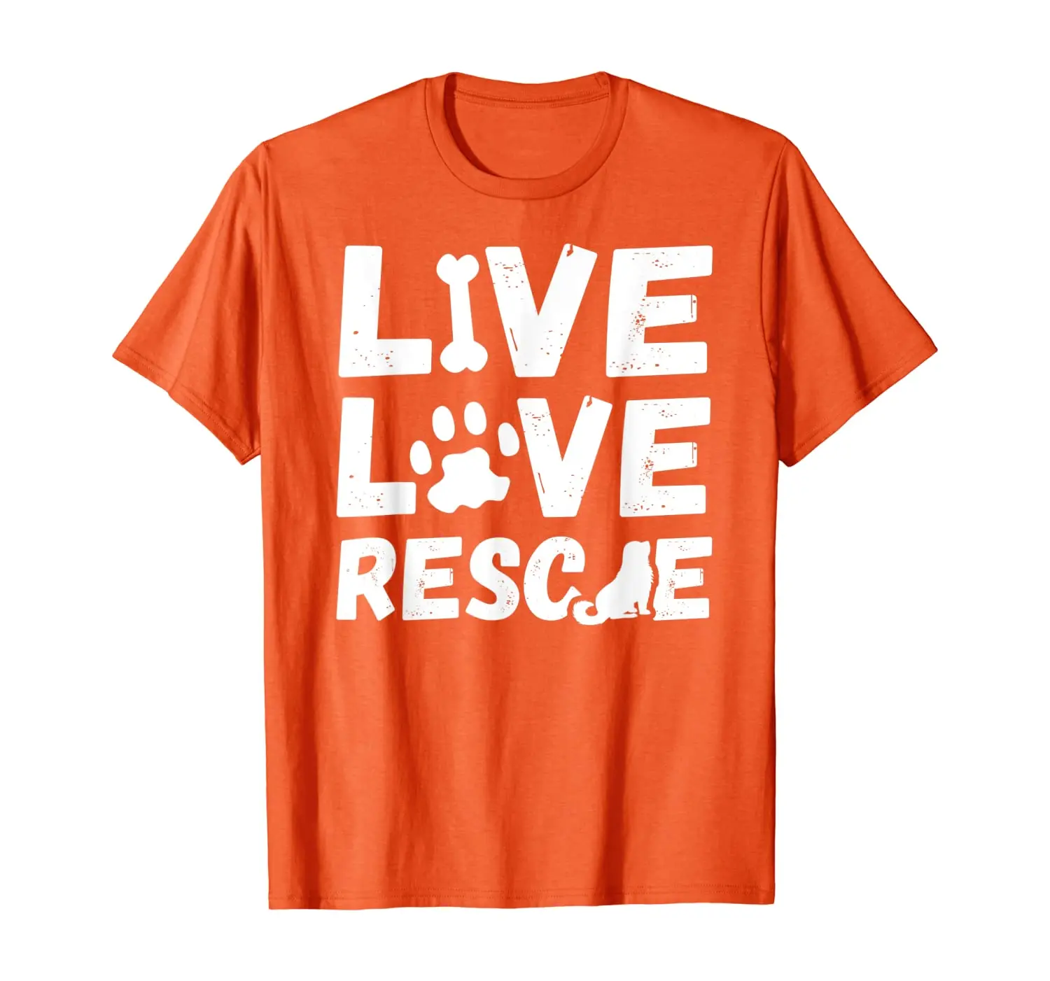 

Dog Lover Gift - Live Love Rescue T-Shirt