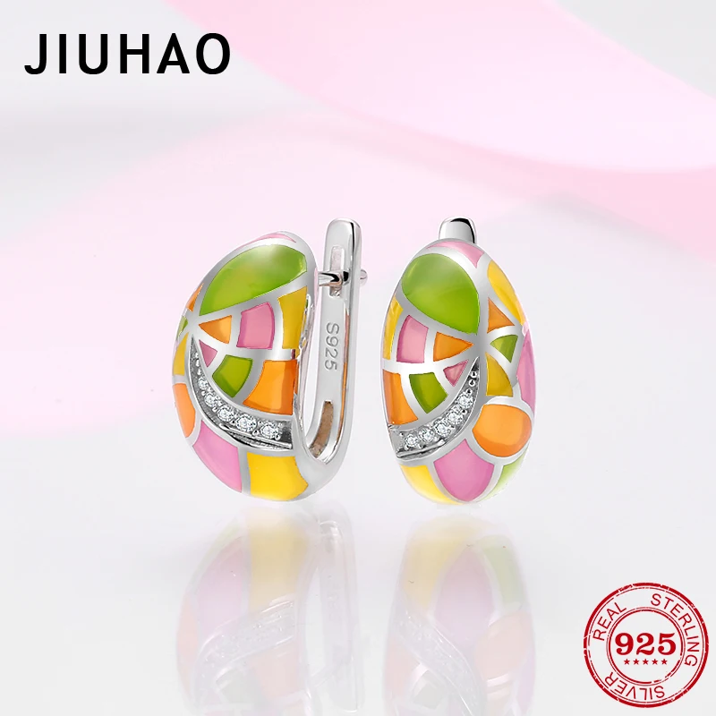 Серебряные серьги для женщин чистое серебро 925 пробы Серьги brincos модные ювелирные