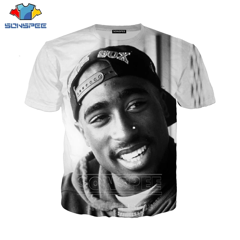 

2Pac T Shirt Summer New Men Women Clothes 3D Print Rapper Short Sleeve Hip Hop Streetwear Tops O Neck Fashion Pullover C039