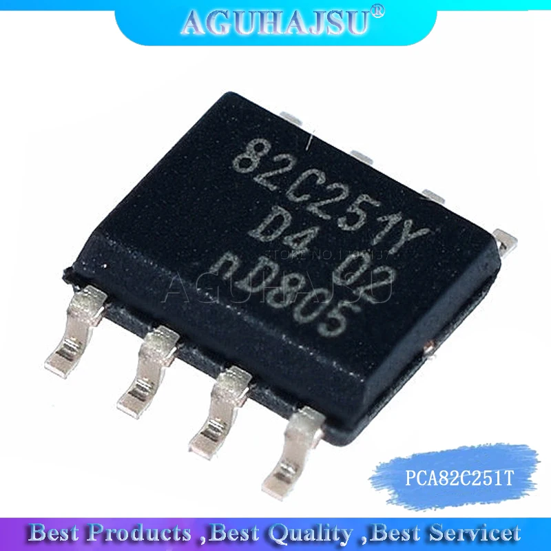 1 шт. PCA82C251T SOP8 PCA82C251 SOP 82C251Y A82C251Y A82C251 может приемопередатчик для 24 в новых и