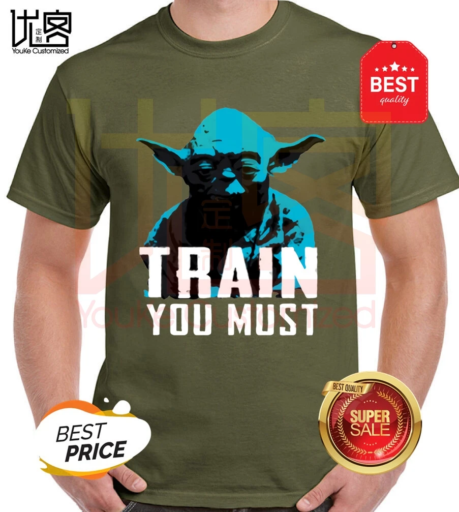 Дрессируйте свою должны футболка для Для мужчин наряд подчеркивающий