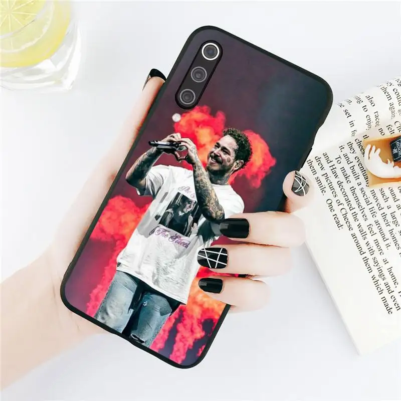 

Post Malone Beerbongs fashion rapper Phone Cases For Xiaomi Redmi note 7 8 9 t k30 max3 9 s 10 pro lite funda coque