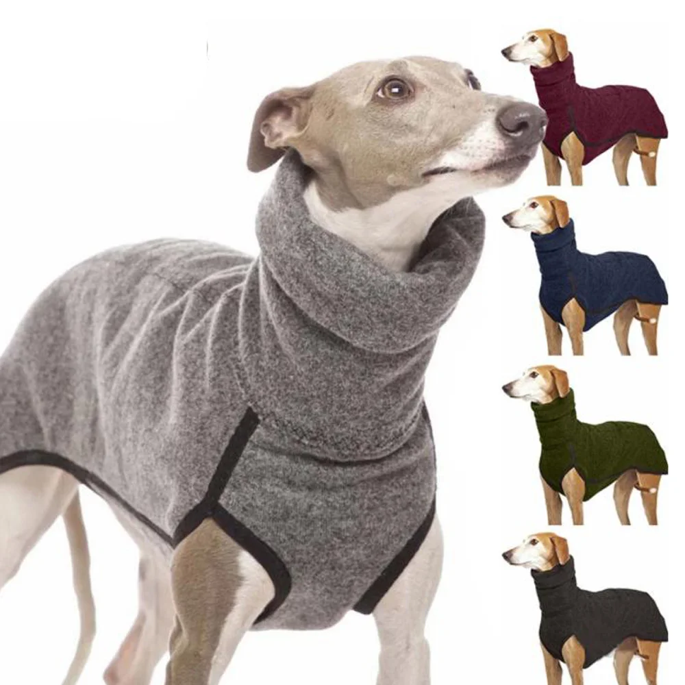 Winter Dog Clothes Warm Big  Coat High Collar Pet Accessories Medium Large  Pharaoh Hound Great Dane Pullovers Outfits Supplies