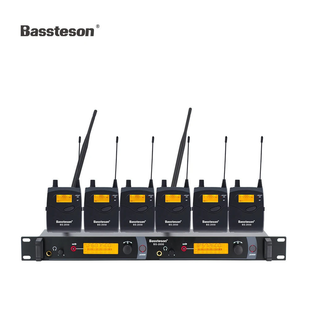 Bassteson BS 2050 Professional In Ear UHF Беспроводная система мониторинга сцены Двойной