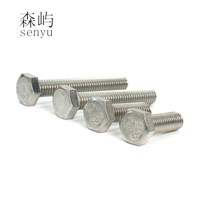Шестигранные винты из нержавеющей стали наружные шестигранные болты для