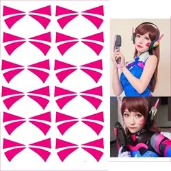 Package 7 Dva Cosplay CostumeGame Overwatch Female/Women/Girls Lycra 3D Printing Spandex Halloween Party Zentai Wig Suits Gun D.Va cos - Цвет: Package 7