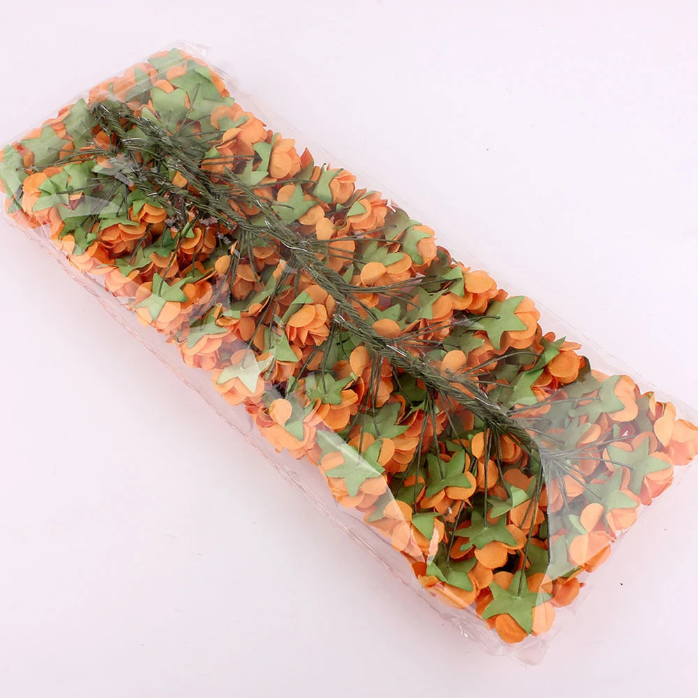 144 шт бумажные искусственные розы цветы ручной работы DIY карты ремесла