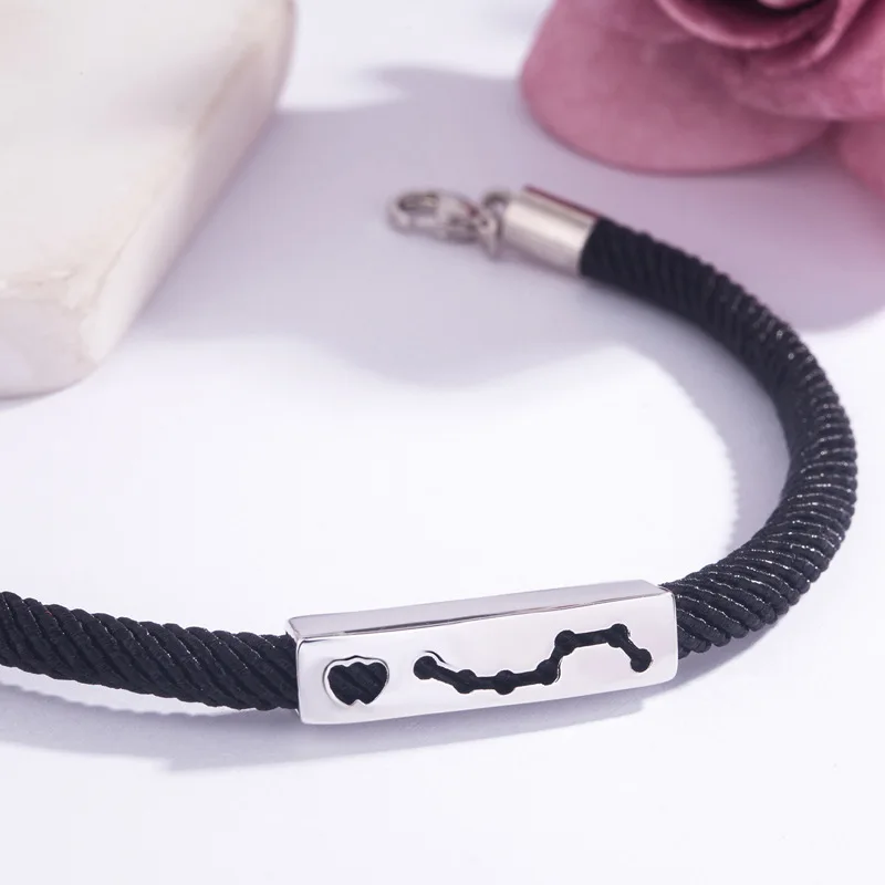 Браслет Sangsy плетеный браслет с узором Polaris очаровательные браслеты для