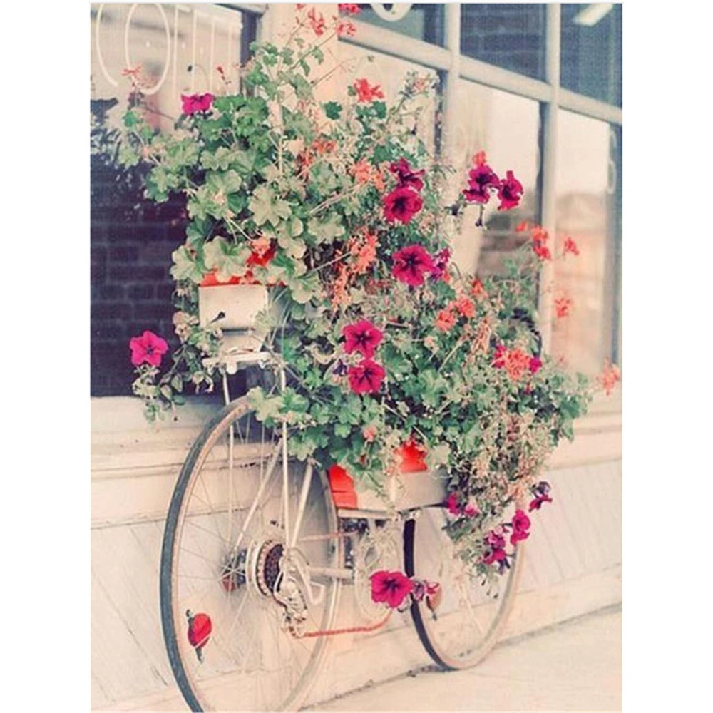 

Набор для алмазной вышивки «сделай сам», Алмазная мозаика «сделай сам» с цветами, розовыми стразами, рождественский подарок, домашний декор...