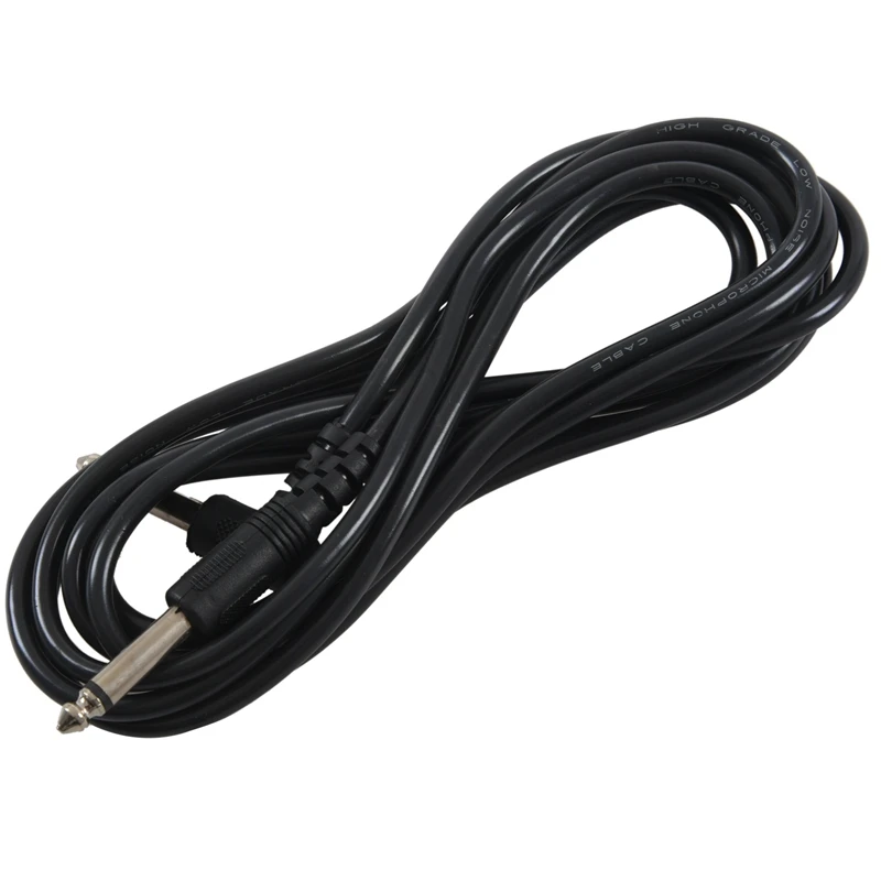 1/4 дюйма с разъемом папа патч-корд кабель 3 м для Электрогитары 2 шт. в комплекте