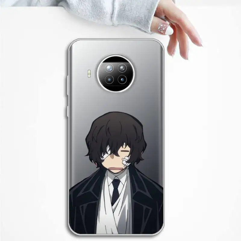 

Anime Bungo Stray Dogs Phone Case Transparent for Xiaomi Redmi note 10 t 8 9 pro lite 11