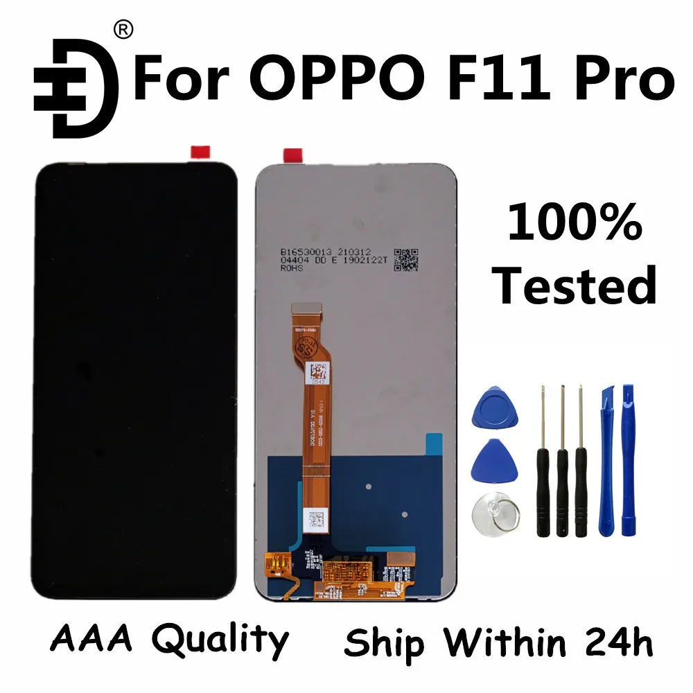 ЖК дисплей 6 53 дюйма для OPPO F11 Pro дигитайзер сенсорной панели в сборе сменный экран