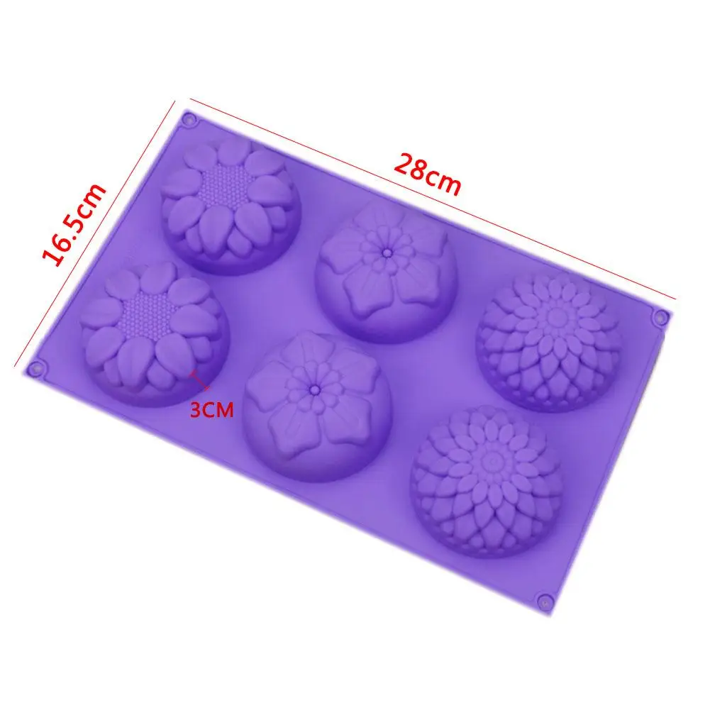 6 отверстий принадлежности для изготовления мыла цветок маргаритки сделай сам