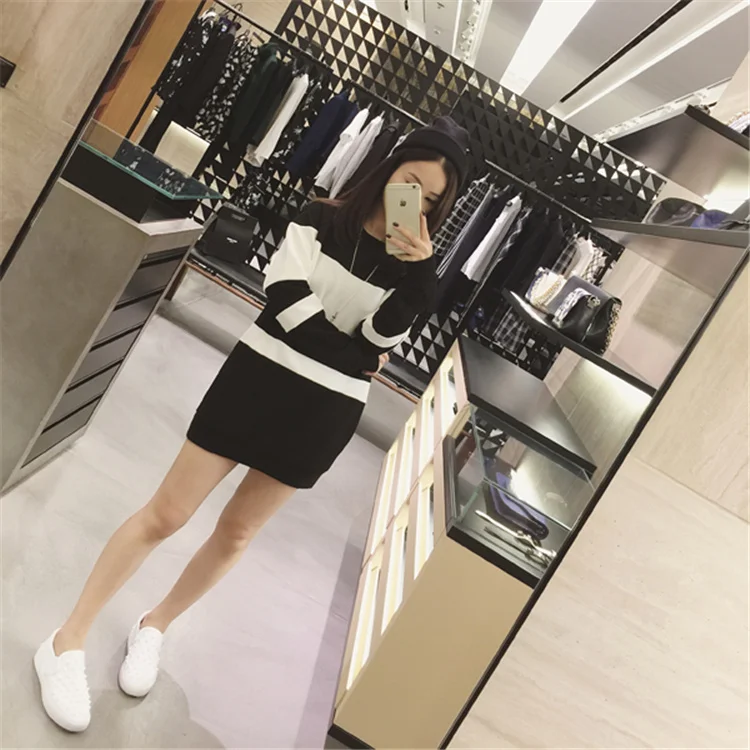 Новый kpop harajuku женские jimin jungkook suga Felpe Donna Кожаные туфли лодочки черно белая Осенняя Harajuku топы с длинными