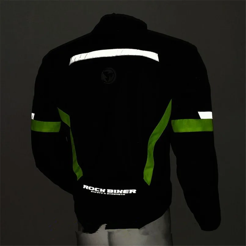 Черные отражающие гоночные куртки и брюки мотоциклетные Мотоциклетные Куртки