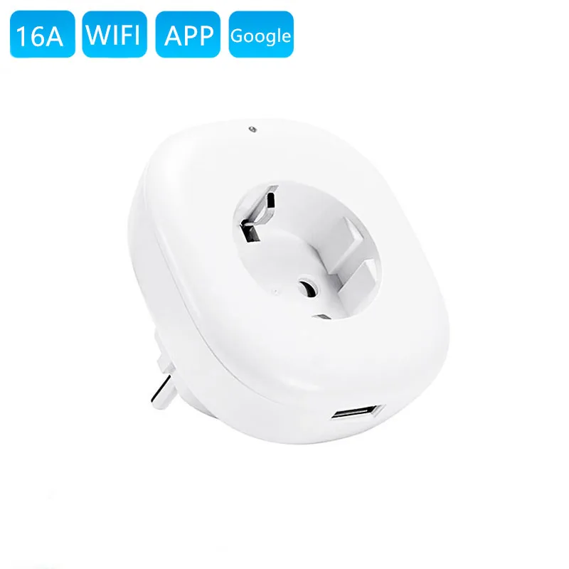 Wifi умная розетка штепсельная вилка европейского стандарта беспроводное