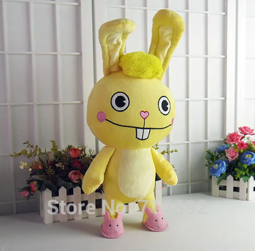 Anime Happy Tree Friends Plush Toys HTF Cuddles Figure Doll 40cm Filling Pillow Cartoon Cosplay for Gift