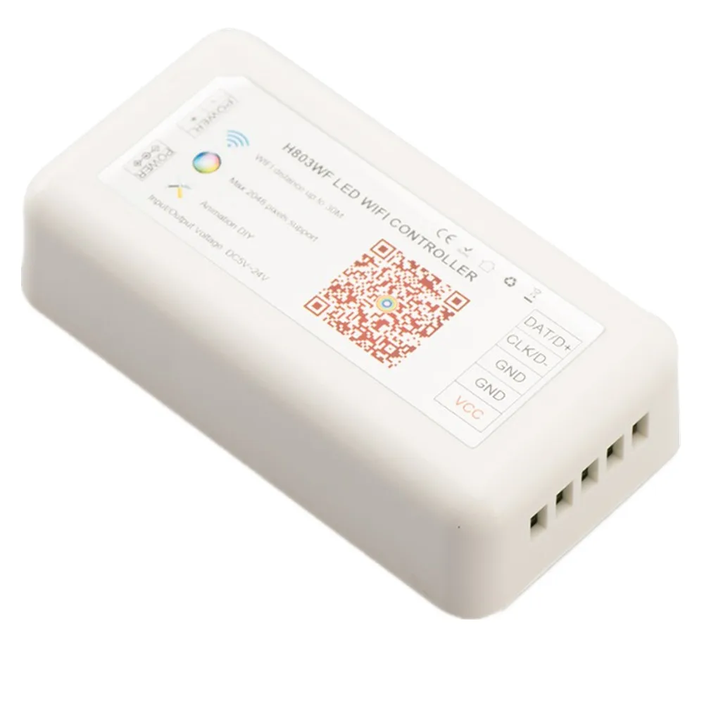 H803 wifi светодиодный контроллер Полноцветный DIY привод Макс 2048 пикселей Поддержка