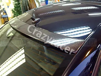 Спойлер на заднюю крышу A4 B6 ABT Style для Audi sedan 2001 2005 углеродное волокно|spoiler wing|lip
