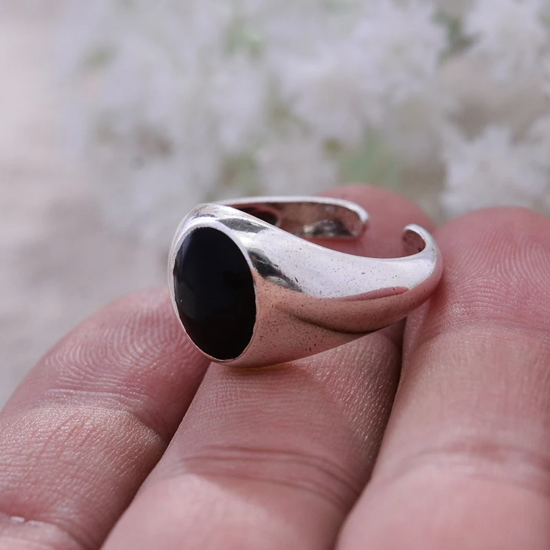 Оригинальное ювелирное изделие модное покрытое серебром 30% пробы черное