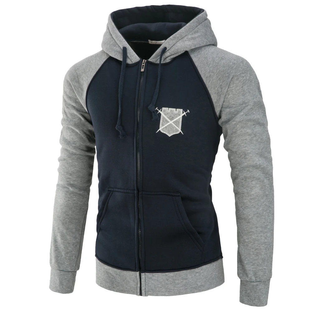 Tuan. Весна и осень мужская приталенная толстовка с капюшоном мужской спортивный