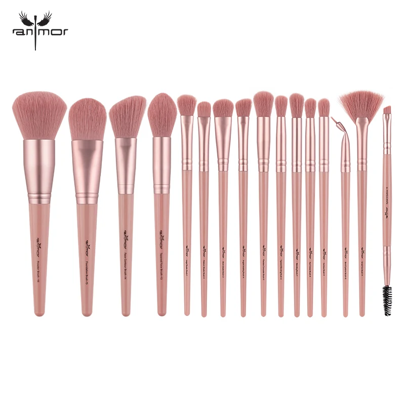 

Anmor 4/12/16 Pcs Makeup Brushes Set Professional Make Up Brush For Eyeshadow Foundation Powder Eyeliner Eyelash Tools Of Makeup