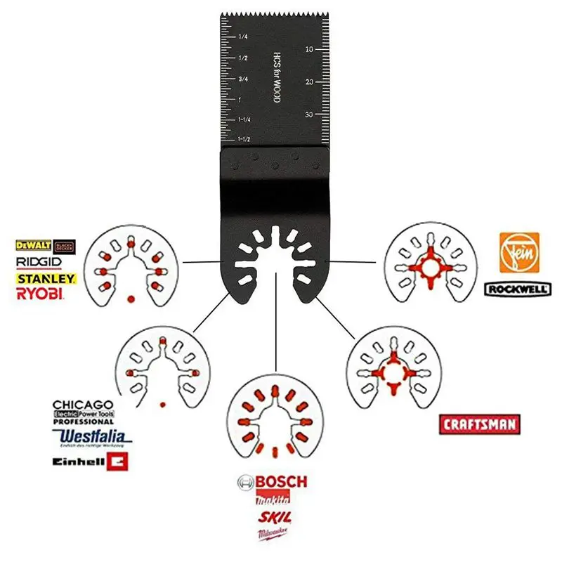 

10PCS Wood Cutting Saw Blade Oscillating Kit Multi Tool for Dremel Fein Multimaster Makita Mix Multitool Blades Set (10pcs