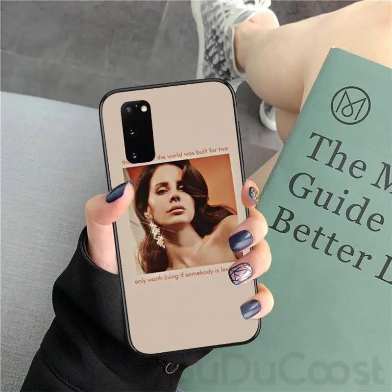 

Sexy singer model Lana Del Rey Shell Phone Case For Samsung Galaxy S9 S10 S10E S6 S7 S8 S9 S9Plus S5 S20