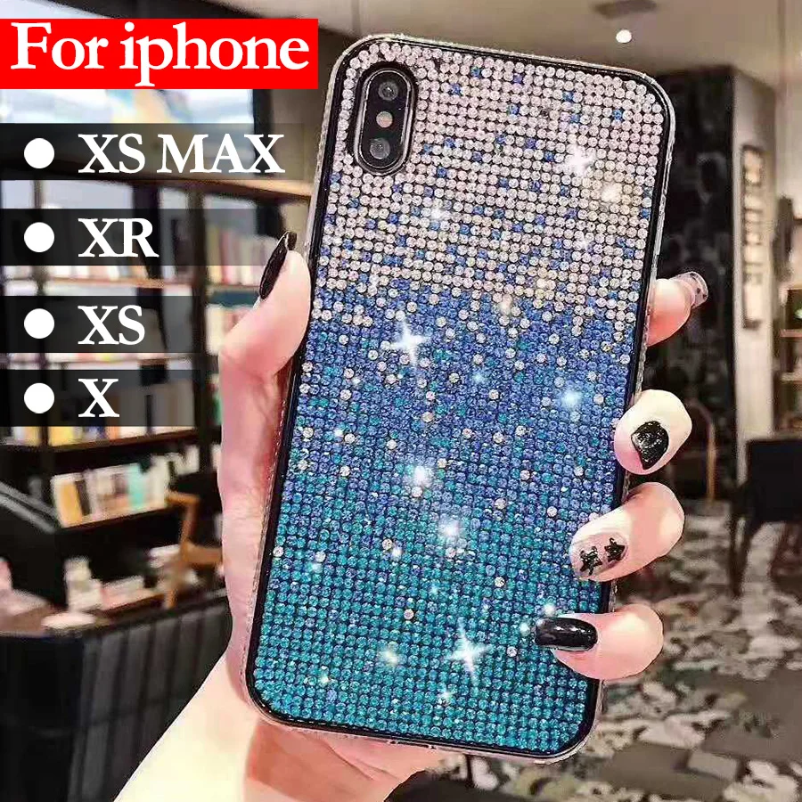 Xmax чехол xr xs для apple iphone максимальный bling sheet ip iph i phone bumper rx sx x r s 10 10s 10xs Блестящий
