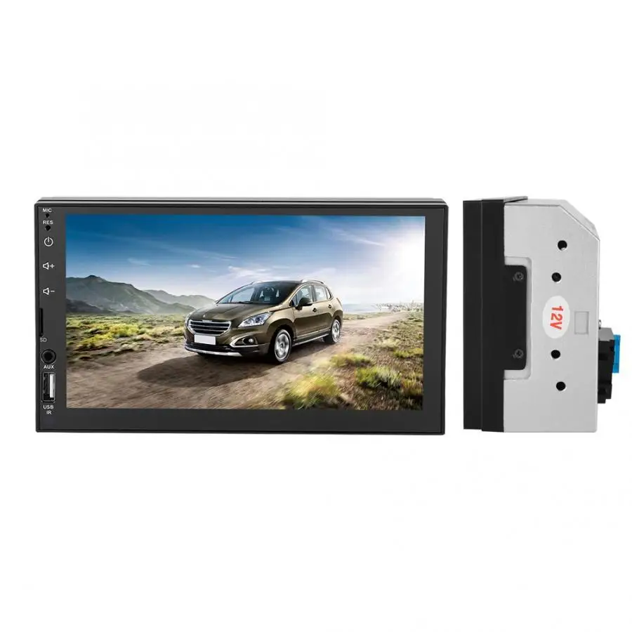 Музыкальный плеер 7 &quotдвойной 2 Din автомобильный стерео MP5 USB/TF/AUX/FM Bluetooth 4 0