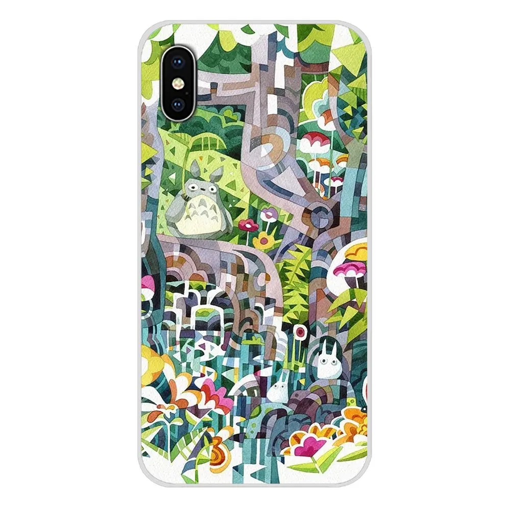 Soft Covers For Huawei G7 G8 P7 P8 P9 P10 P20 P30 Lite Mini Pro P Smart Plus 2017 2018 2019 Studio Ghibli Ghiblies totoro Lovely | Мобильные