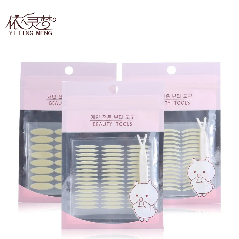 72 дневные дышащие наклейки для век телесного цвета 3 вида усилитель формы глаз