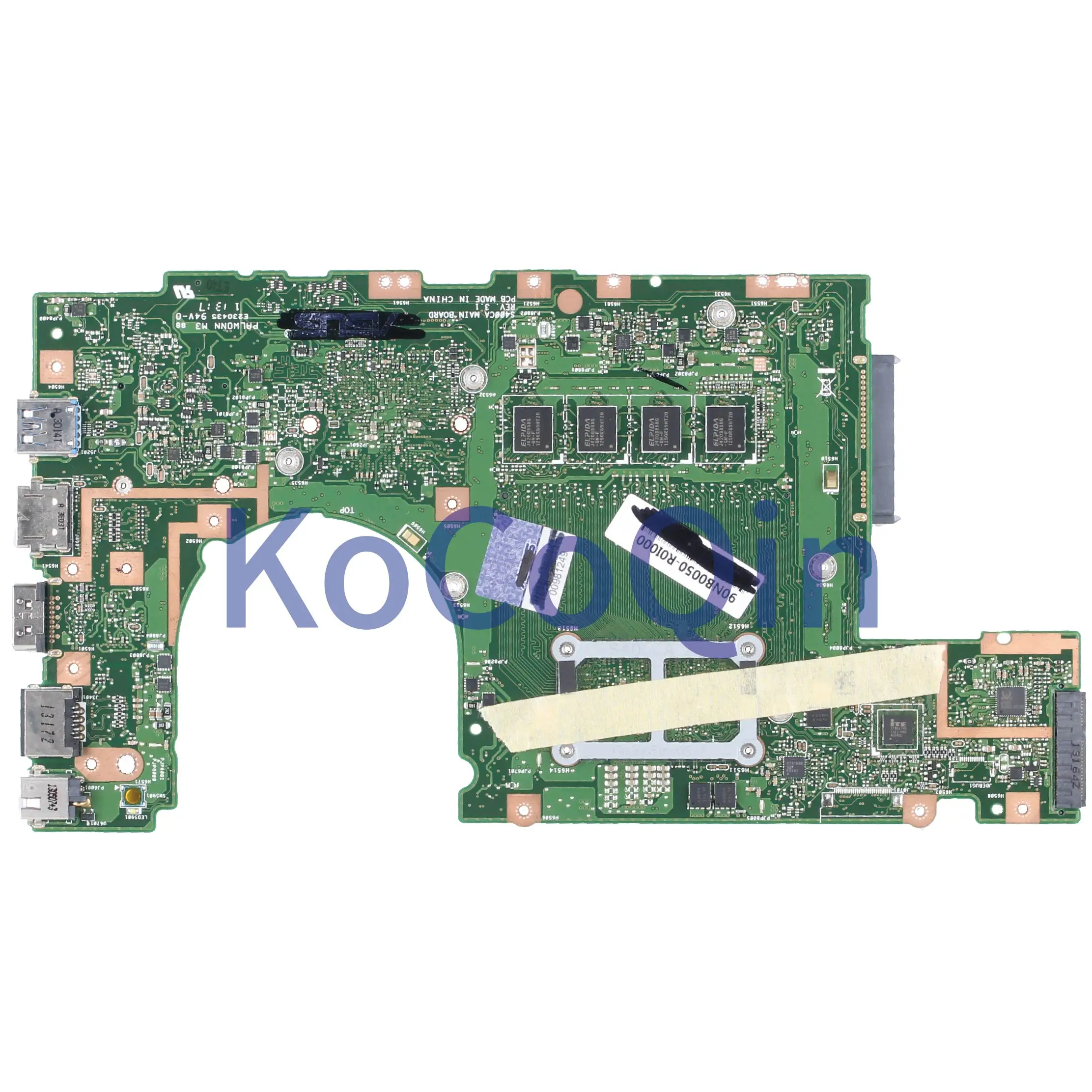 KoCoQin материнская плата для ноутбука ASUS S400CA CORE SR0XG i7-3537U REV.3.1 с 4G Оперативная память