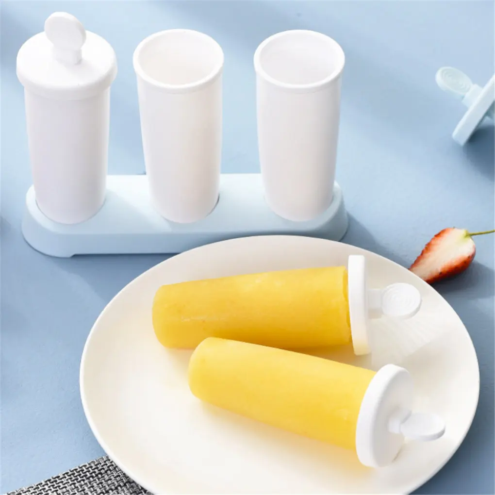 Высокое качество Мороженое Плесень 3 полости поднос кубика льда чайник